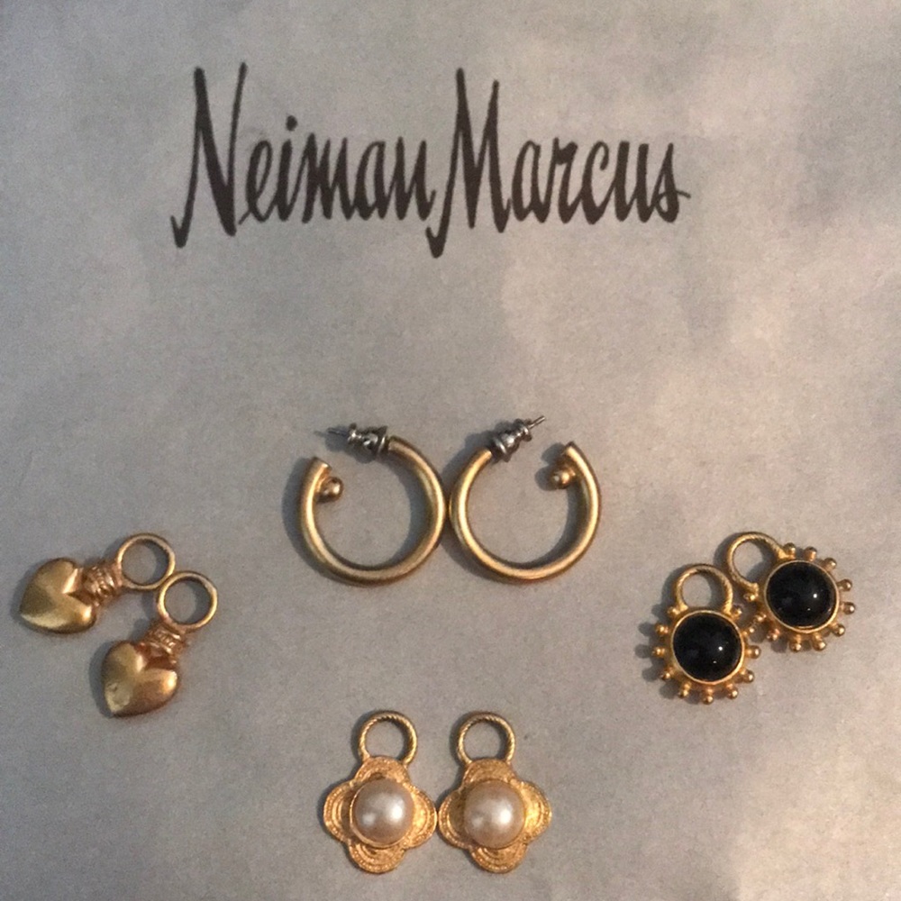 *Feature* Interchangeable Earrings ~ Four Styles - image 1